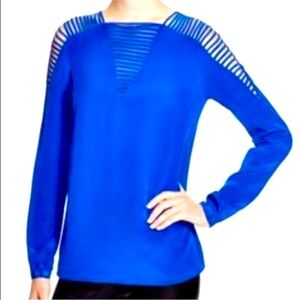 Bailey 44 Edie Silk top size S royal blue